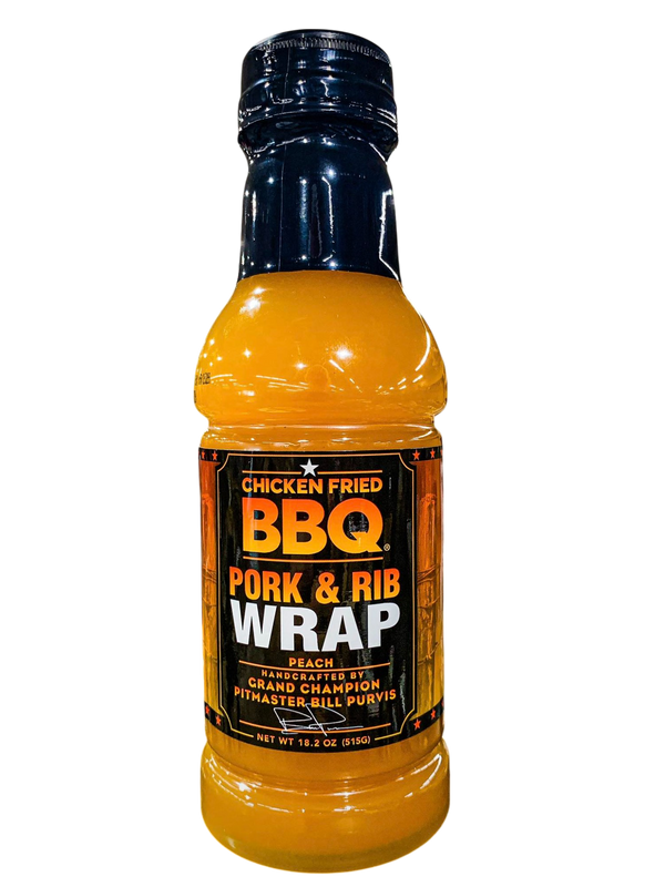Chicken Fried BBQ Pork & Rib Peach Wrap